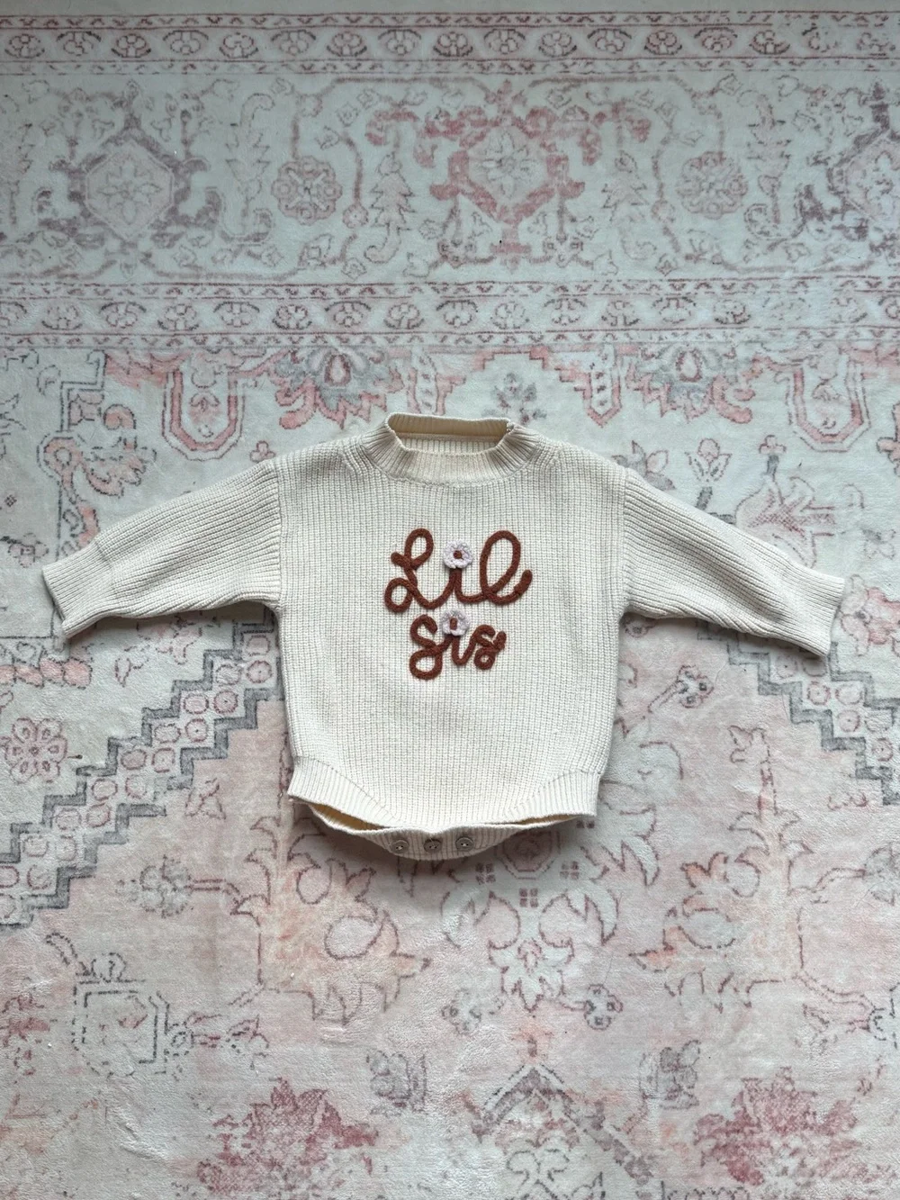 Lil Sis / Little Sister Sweater Romper